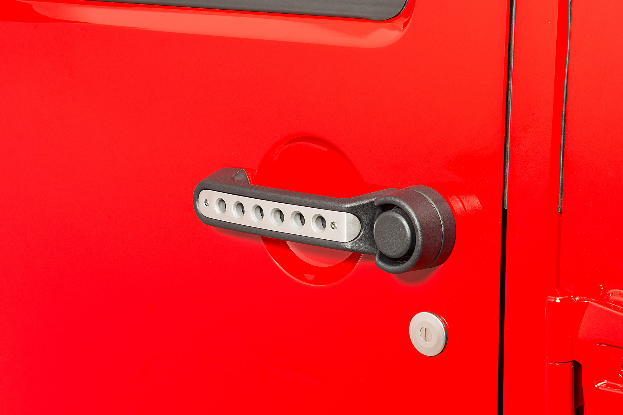 DV8 Offroad Door & Tailgate Handle Inserts for 07-18 Jeep Wrangler JK 2 Door