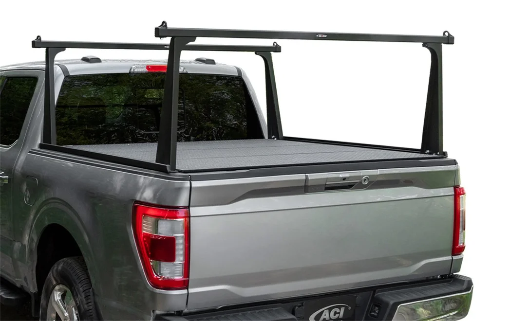 Access F2010072 – ADARAC 1997+ Ford F-150 Aluminum Pro Series 6ft 6in Bed Truck Rack – Black