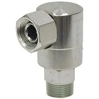 3/8″ NPTM x 3/8″ NPTF Swivel Live Swivel 90 Elbow Super Swivels 9SS8MP38XPS38ZV