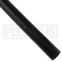 Black Silicone Hose, Straight, 1 1/4 inch ID, 1 Foot Length