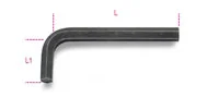 Beta Tools 96N/14 Black Oxide Hex Key, 14mm