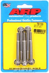 ARP M6 x 1.00 x 60 Hex Head Stainless Steel Bolt, 5-Pack