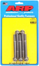 ARP M10 x 1.25 x 90 12-Point Head Stainless Steel Bolt, 5-Pk