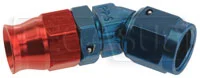 Fragola PTFE Aluminum 6AN Hose End, 45 Degree