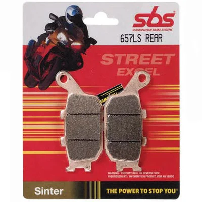 SBS Suzuki M109R Boulevard 06-11/Limited ED 07-14 Street Excel Sintered Rear Brake Pads