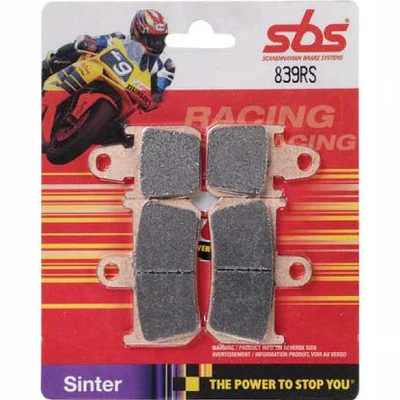 SBS Suzuki GSX600F Katana 98-06 (left) Racing Sintered Metal Front Brake Pads