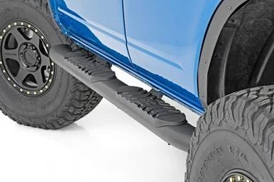 Ford Bronco 4-Door Black Oval Nerf Step by Rough Country