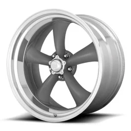22×11 VN215 Classic Torq Thrust II | Gray/Machined | 5×5 bolt | 6.71″ back