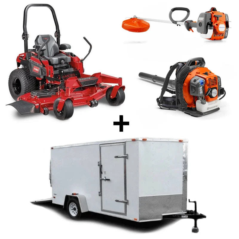 Toro 74022 Toro ZMaster Zero Turn Mower Enclosed Trailer Handheld Bundle