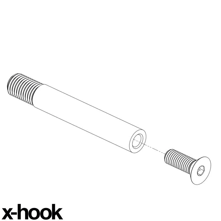 x-hook Mounting Shaft (Required) BMW M3 / 3 Series E46 | 00-06 (In stock)