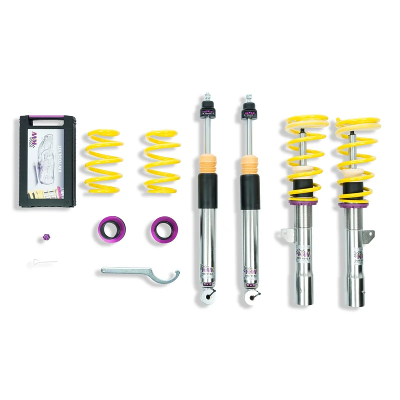 KW Suspensions 352200BN KW V3 Coilover Kit – BMW X1 (F48); BMW X2 (F39); Mini Cooper Clubman (F54); Mini Countryman(F60); without electronic dampers