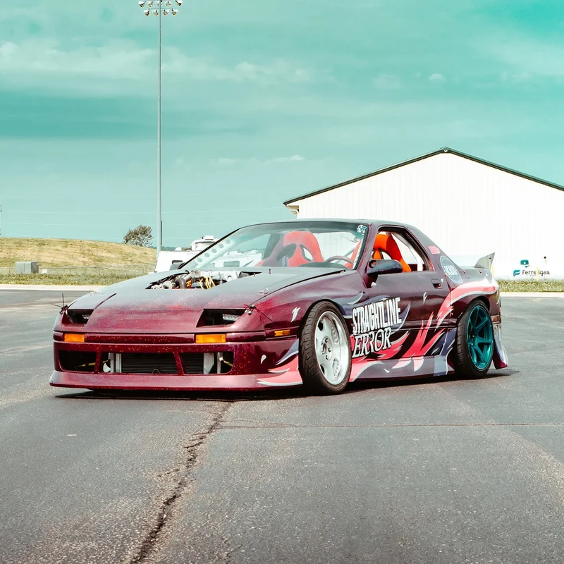 KBD – Mazda RX7 1986-1991 Style 2 Piece Polyurethane Side Skirts (37-6088)