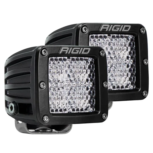 Rigid D-Series Pro Flood Diffused Surface Mount Black Light Pair