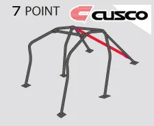 Cusco D1 Roll Cage – Honda Civic Type-R EP3 01-05 (7-pnt, 2 Pass) Around Dash-Type
