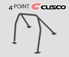 Cusco D1 Roll Cage – Mazda MX-5 06-13 (4-pnt, Front, 2 Pass) Around Dash-Type