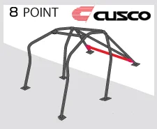 Cusco D1 Roll Cage – Toyota Supra 87-92 (8-pnt, 2 Pass) Dash Through-Type For Non-Sunroof model only