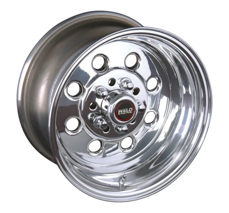 Weld Draglite 15×14 / 5×4.5 & 5×4.75 BP / 3.5in. BS Polished Wheel – Non-Beadlock