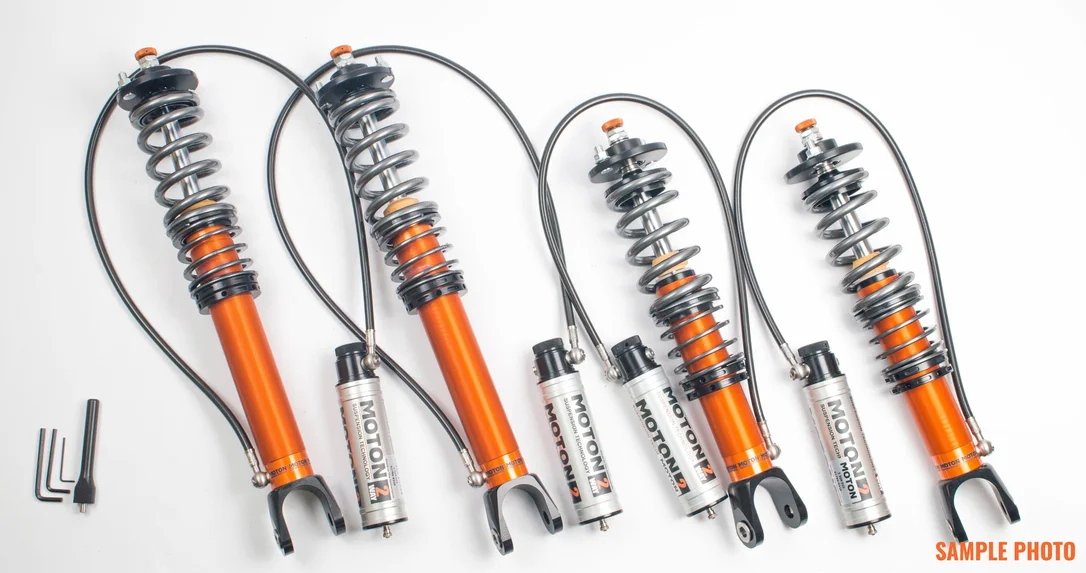 Moton M 500 124S – 05-12 Porsche 911 997 AWD 2-Way Series Coilovers w/ Springs – QDC Front / QDC Rear