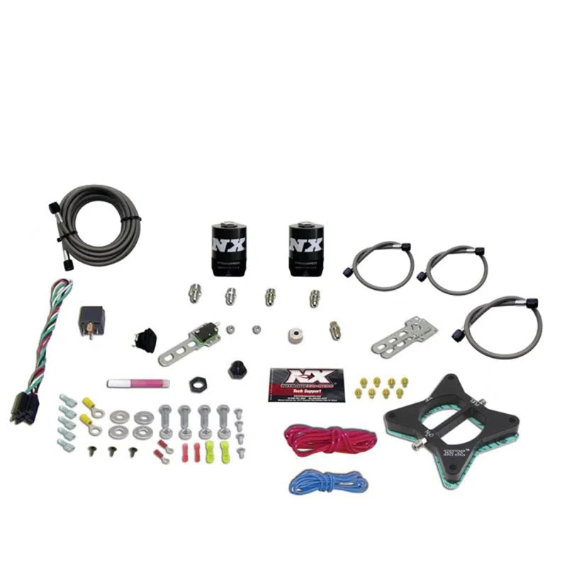 Nitrous Express 20946-00 – 96-04 Ford Mustang 4.6L 2 Valve Nitrous Plate Kit (50-150HP) w/o Bottle