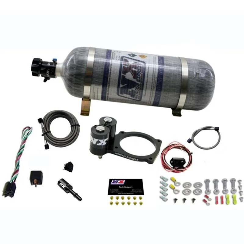 Nitrous Express 20943-12 – Dodge Hellcat/Demon Nitrous Plate Kit w/12lb Bottle