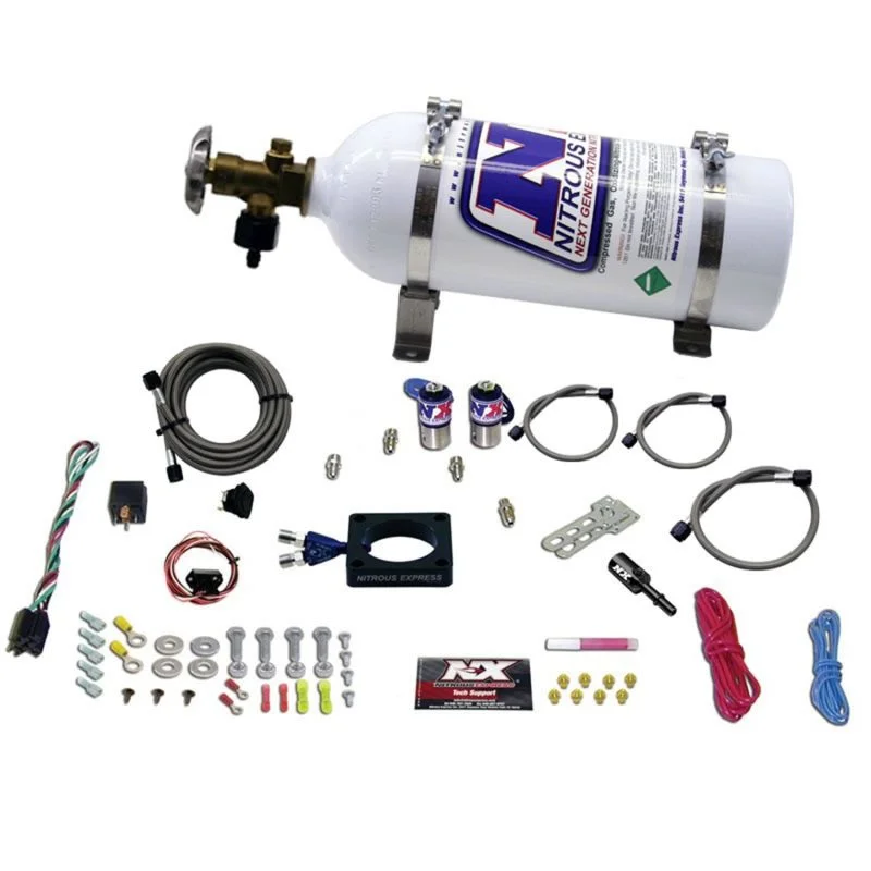Nitrous Express 20941-05 – 13-16 Dodge Dart 1.4L Turbo Nitrous Plate Kit (35-100HP) w/5lb Bottle