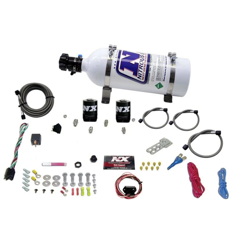 Nitrous Express 20930-05 – 10-15 Chevrolet Camaro (5th Gen) Single Nozzle Nitrous Kit (35-150HP) w/5lb Bottle