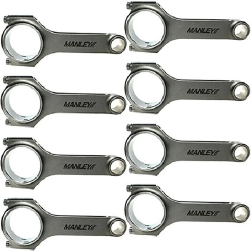 Manley 79-90 Chevy Big Block 6.135in L 4340 Pro Series I-Beam Connecting Rods – 8