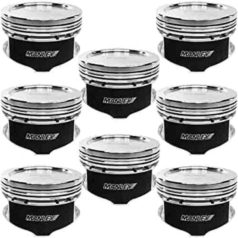 Manley Ford 4.6L/5.4L (3Valve) 3.700 Bore – 3.750in Stroke – Platinum 23cc Dish Piston Set
