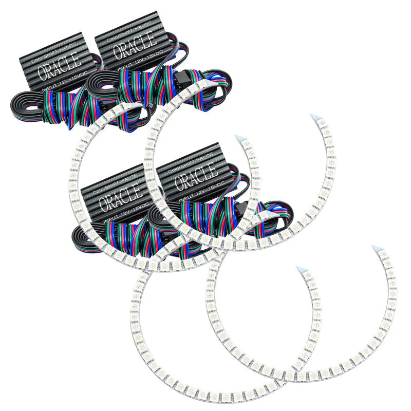 ORACLE Lighting 1341-334 – Honda Accord Coupe/Sedan 03-07 Halo Kit – ColorSHIFT w/o Controller