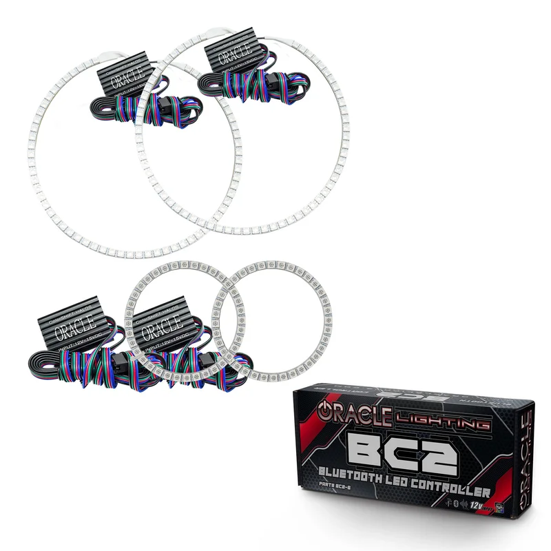 ORACLE Lighting 2630-335 – BMW 1 Series 06-11 Halo Kit – ColorSHIFT w/ BC1 Controller