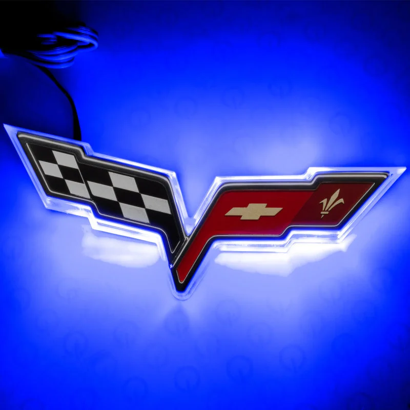 ORACLE Lighting 3098-002 – Chevrolet Corvette C6 Illuminated Emblem – Dual Intensity – Blue