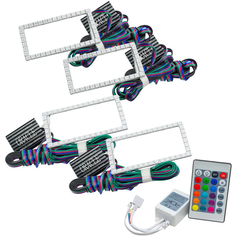 ORACLE Lighting 3957-504 – Ford F-150 15-17 Projector Headlight Halo Kit – ColorSHIFT w/ Simple Controller