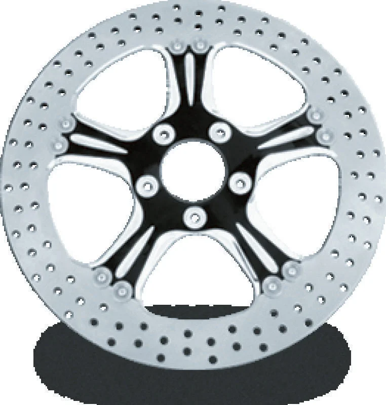 Performance Machine 0133-1522WRAS-BMP – Disc/Carr 11.5 Wrath Front – Contrast Cut Platinum