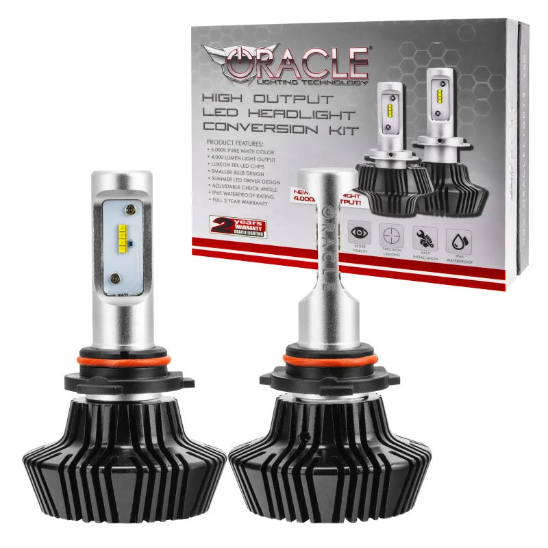 ORACLE Lighting 5240-001 – 9006 4000 Lumen LED Headlight Bulbs (Pair) – 6000K