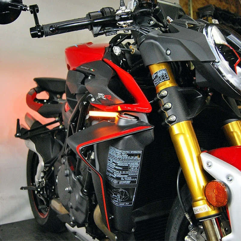 New Rage Cycles BRUTALE1K-FB – 19+ MV Agusta Brutale 1000 Front Turn Signals