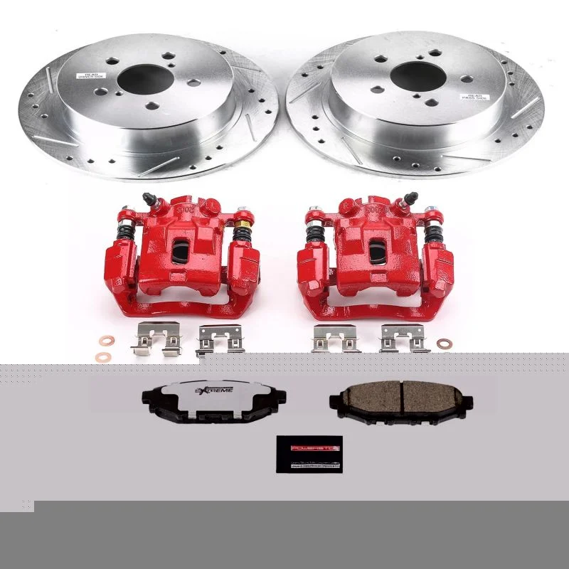 Power Stop 2005 Subaru Legacy Rear Z26 Street Warrior Brake Kit w/Calipers