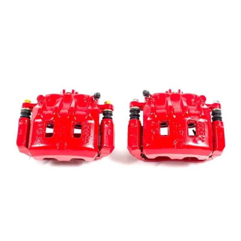 Power Stop 02-03 Subaru Impreza Front Red Calipers w/Brackets – Pair