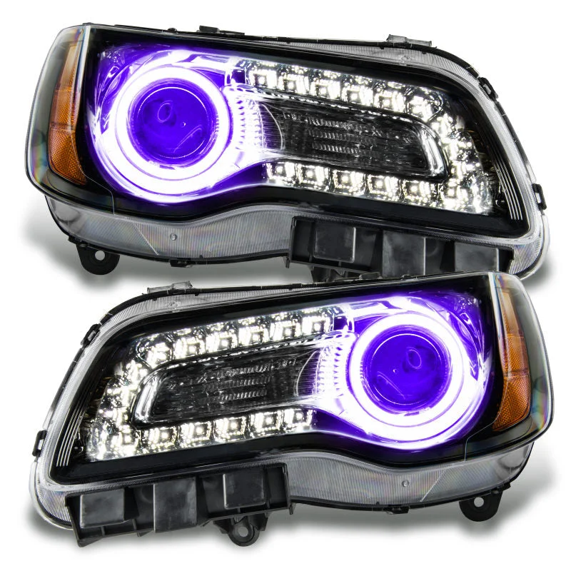 ORACLE Lighting 7729-007 – 11-14 Chrysler 300C SMD HL – Black – NON HID – UV/Purple