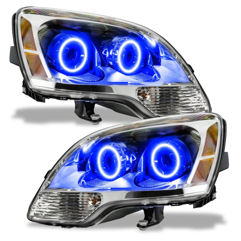 ORACLE Lighting 7732-002 – Lighting 08-12 GMC Acadia Non-HID Pre-Assembled LED Halo Headlights -Blue