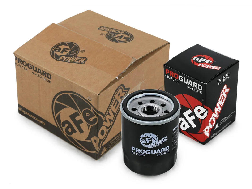 aFe Power 44-LF016-MB – Pro GUARD D2 Oil Filter 99-14 Nissan Trucks / 01-15 Honda Cars (4 Pack)