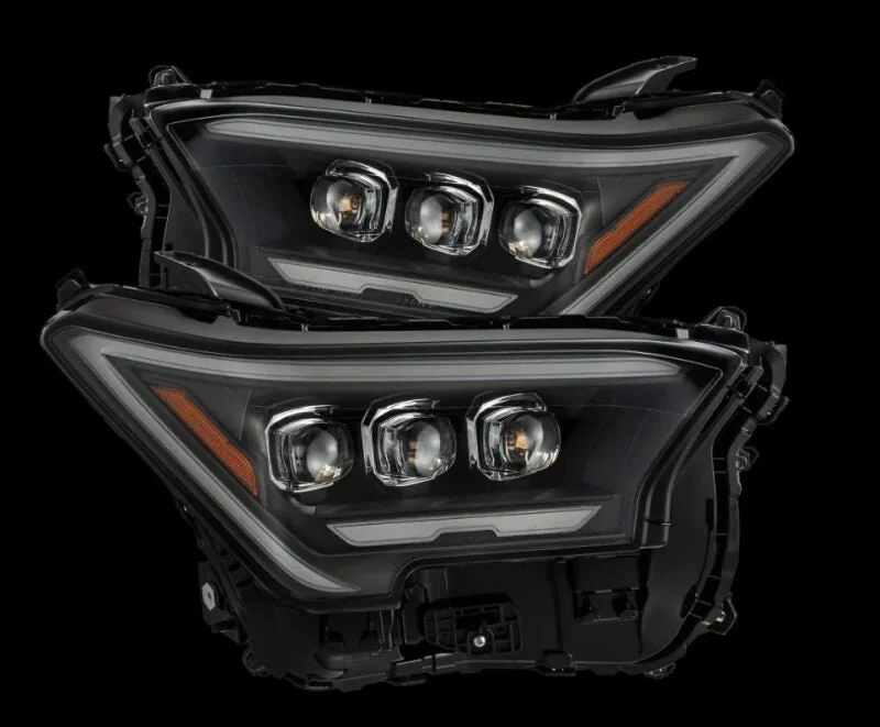 AlphaRex 880327 – 2024 Toyota Tacoma NOVA-Series Projector Headlights (Pair) – Black w/Activation Light