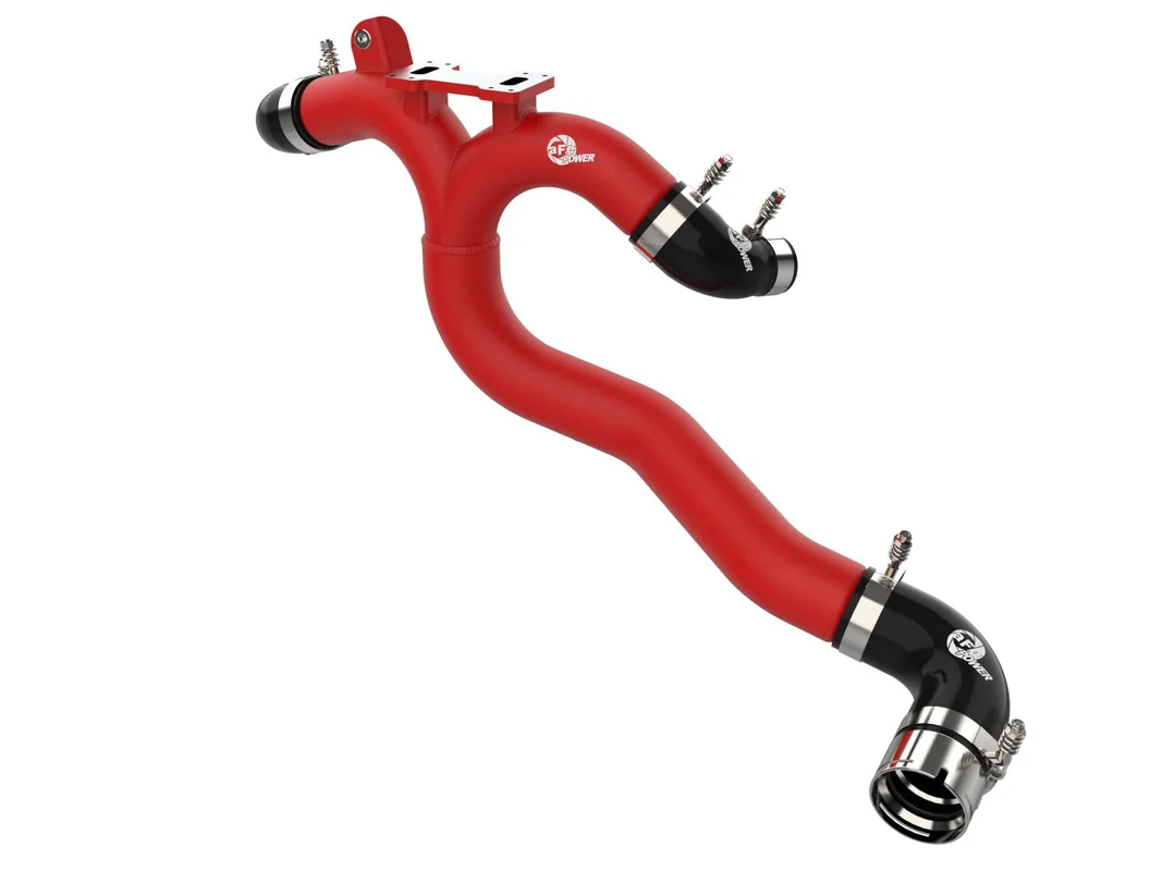 aFe Power 46-20508-R – 2018-2020 Kia Stinger 19-22 G70 BladeRunner 3in Aluminum Hot Charge Pipe Red