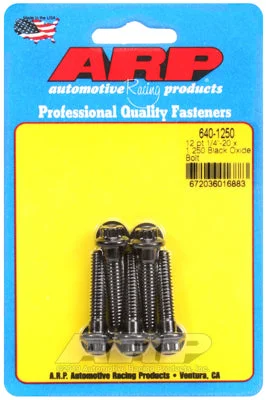 ARP 1/4-20 x 1.250 12pt Black Oxide Bolts (5/Pkg)