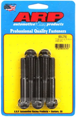 ARP 7/16-14 x 2.750 Hex Black Oxide Bolts (Pack of 5)