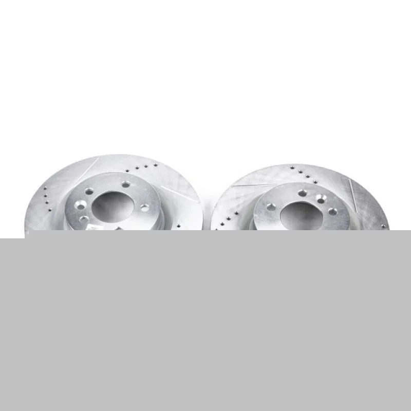 Power Stop 05-09 Land Rover LR3 Front Evolution Drilled & Slotted Rotors – Pair