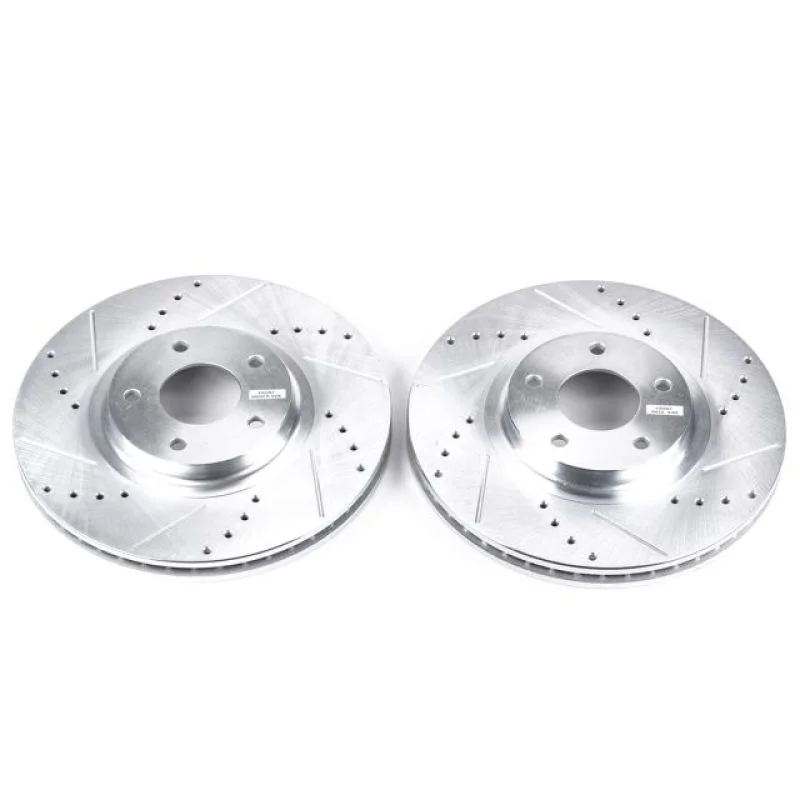 Power Stop 03-05 Infiniti FX35 Front Evolution Drilled & Slotted Rotors – Pair