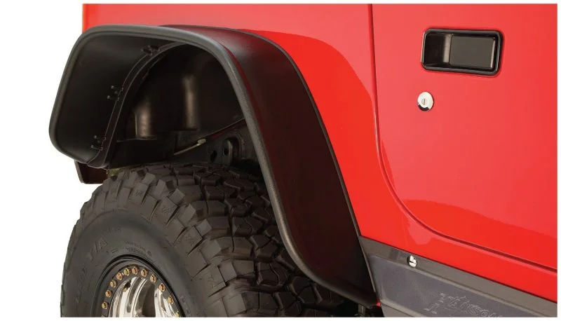 Bushwacker 10056-07 – 97-06 Jeep TJ Flat Style Flares 2pc – Black