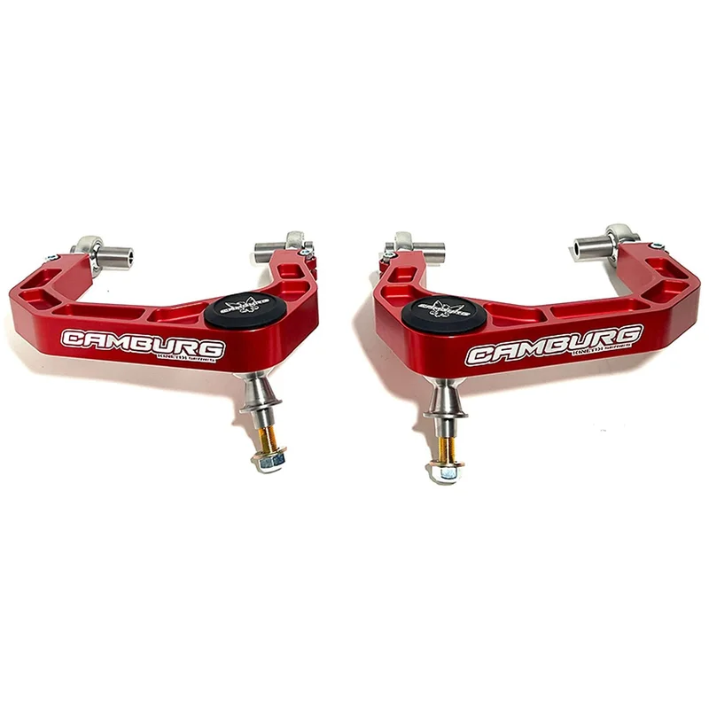 Camburg CAM-110214-RED – Ford Bronco 21-23 KINETIK V2 Performance Billet Uniball Upper Arms (Red)