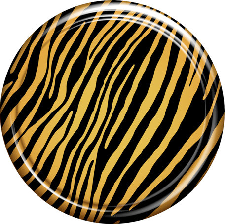 Boomerang Enterprises 30" Painted Zebra Print Rigid Tire Cover for 07-18 Jeep Wrangler JK
