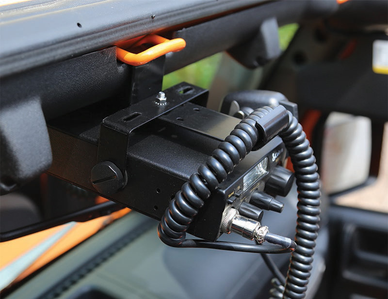 Rugged Ridge 11503.95 CB Radio Mount for 07-18 Jeep Wrangler JK